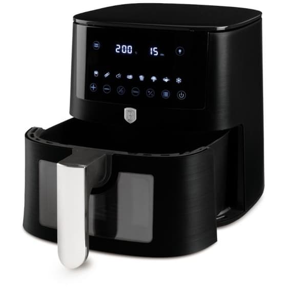 BERLINGER HAUS BH-9557 με Αποσπώμενο Κάδο 5 L 1400 W Μαύρο Φριτέζα Αέρος image 0