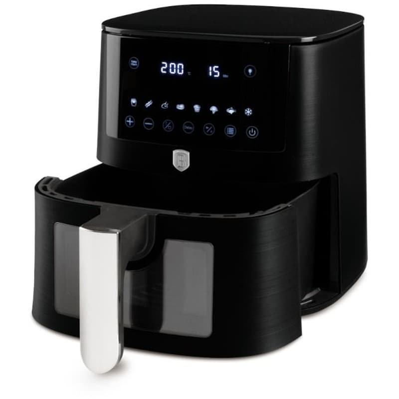 BERLINGER HAUS BH-9557 με Αποσπώμενο Κάδο 5 L 1400 W Μαύρο Φριτέζα Αέρος