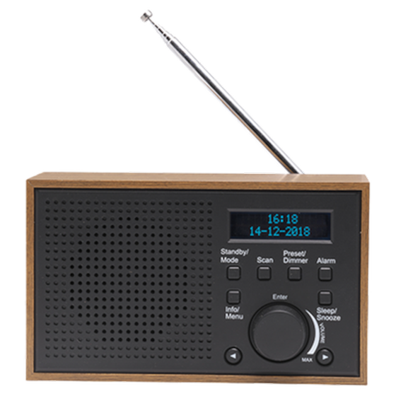 Denver Dab-46dark Grey - Dab+ Ράδιο Με Ενσωματωμένο Fm Ράδιο Και Λειτουργία Ξυπνητηριού image 3