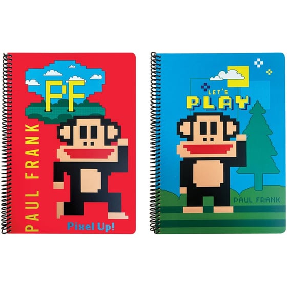 Τετράδιο Σπιράλ Paul Frank Α4 2 Θεμάτων - Τυχαία Επιλογή (1 Τεμάχιο) image 0