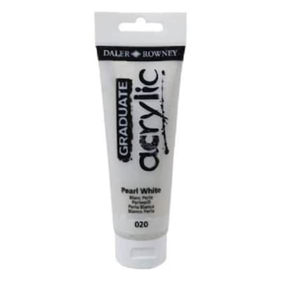 Daler Graduate Acrylic 120ml Pearl White image 0