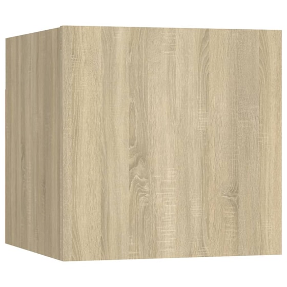 Έπιπλο Τηλεόρασης VidaXL από Μοριοσανίδα 30.5x30x30cm - Καφέ image 0