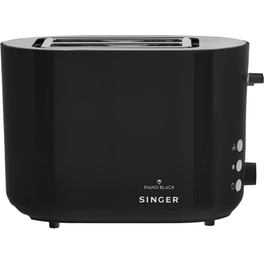 SINGER PIANO BLACK TO-850 PBL 2 Θέσεων 950W Μαύρο Φρυγανιέρα