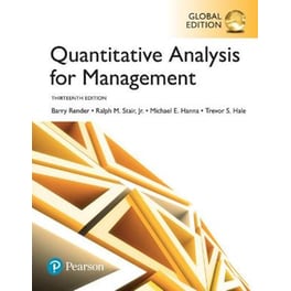 Quantitative Analysis for Management, Global Edition