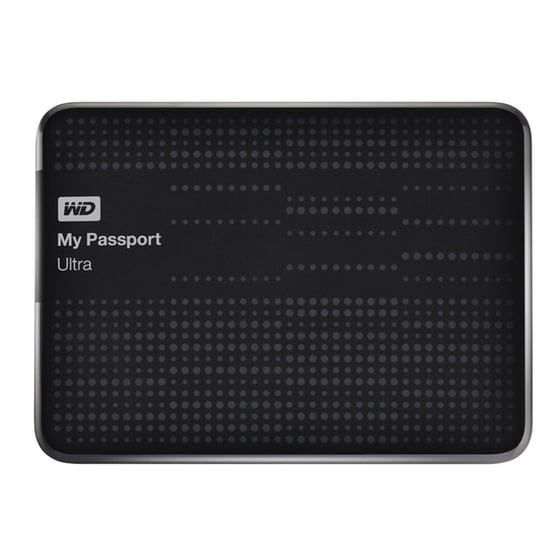 Εξωτερικός σκληρός δίσκος WD Passport Ultra 500GB 2.5" USB 3.0 WDBPGC5000ABK-EESN Μαύρο image 0