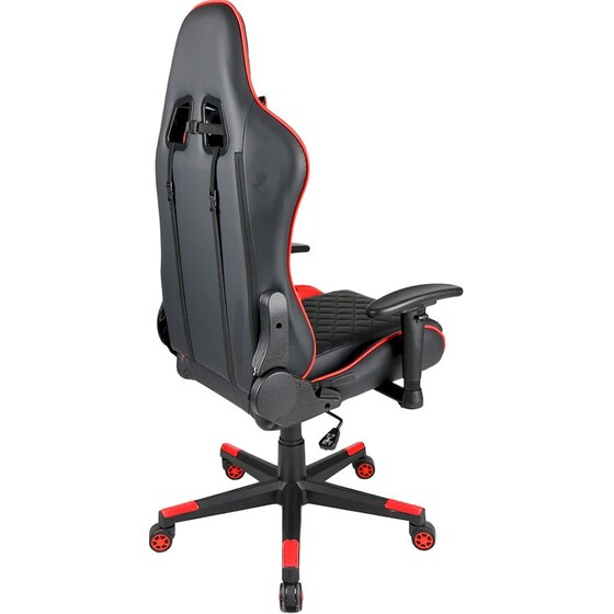 Gaming Καρέκλα Gembird GC-03-BR από Τεχνητό Δέρμα - Μαύρο/ Κόκκινο image 4