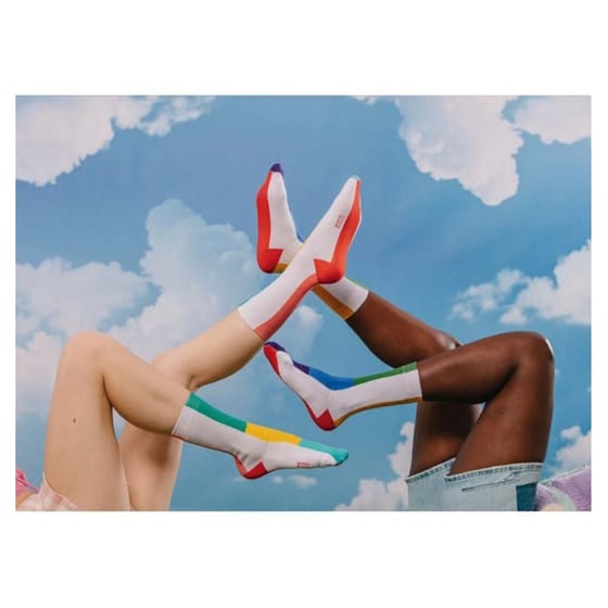 Κάλτσες DOIY Rainbow Dream - Ροζ image 2