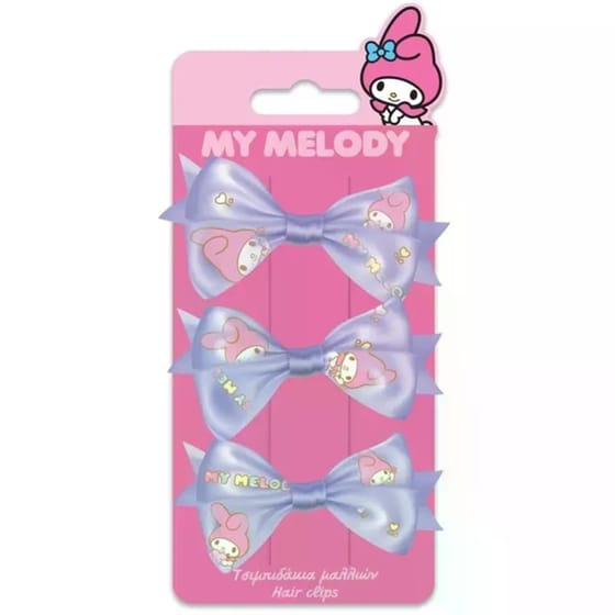 Τσιμπιδάκια&nbsp;Μαλλιών&nbsp;My&nbsp;Melody&nbsp;(3 Τεμάχια) image 0
