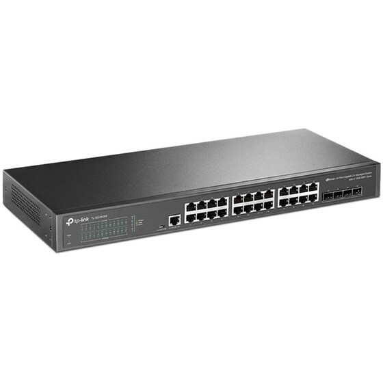 TP-Link TL-SG3428X Network Switch Managed L2+ Gigabit Ethernet (1000 Mbps) 24-Port 1U image 1