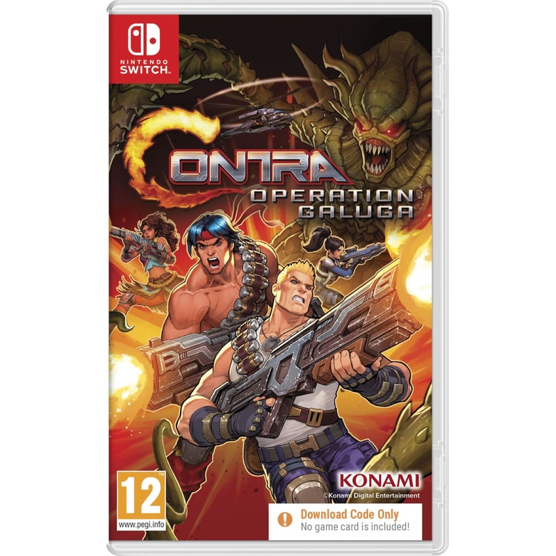 Contra: Operation Galuga (Code in a Box) - Nintendo Switch