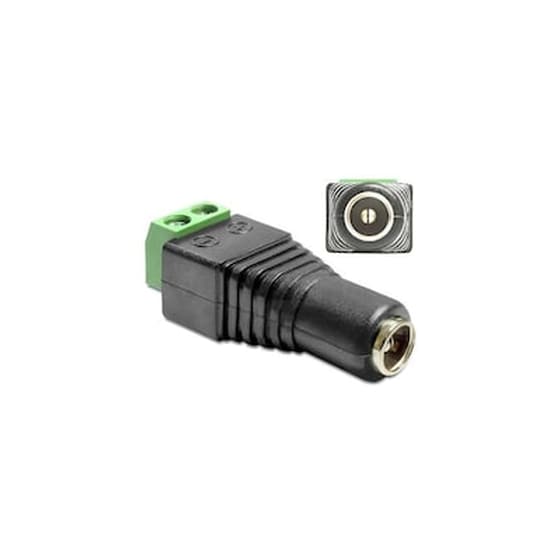 Βύσμα Rca Delock Terminalblock 2pin To Dc 2,1 X 5,5mm Female image 0
