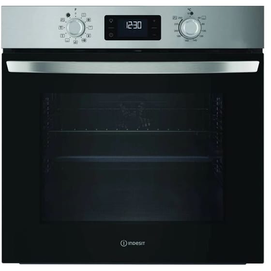 INDESIT IO 258HS X 71 Lt Inox Εντοιχιζόμενος Φούρνος Άνω Πάγκου image 0