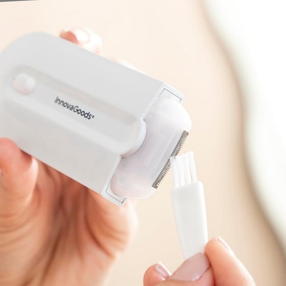 Ξυριστική Μηχανή Innovagoods LED Light Epiluch Λευκό image 5
