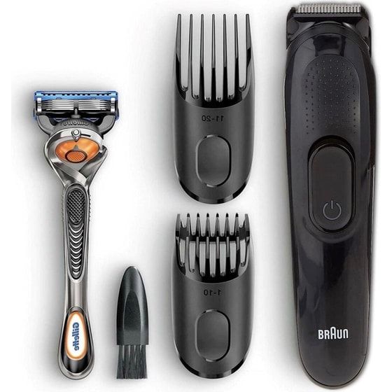 Κουρευτική Μηχανή Braun Sk3300 + Gillette F5 Proglide image 0