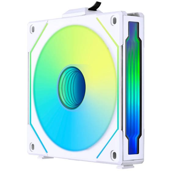 Case Fan Lian Li UNI Fan SL-Infinity Reverse Blade 120mm με ARGB Φωτισμό και Σύνδεση 3-Pin / 4-Pin PWM 3τμχ Λευκό image 3