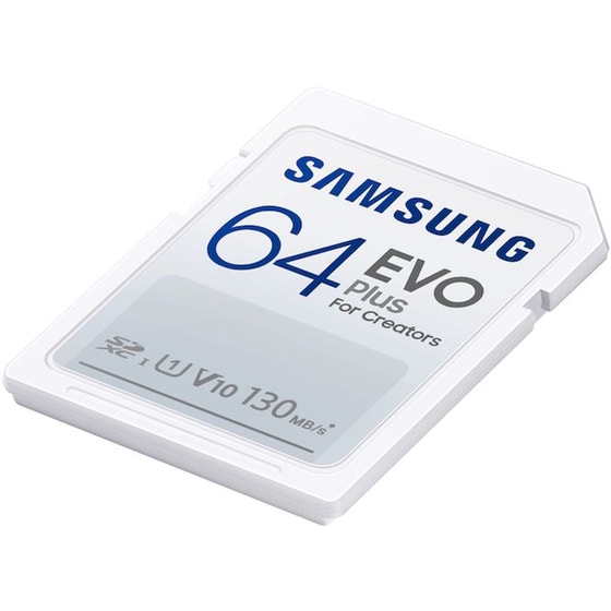 Samsung Evo Plus SDXC 64GB Class 10 U1 V10 UHS-I For Creators image 3