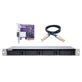 Qnap Tl-r400s Storage Drive Enclosure 2.5" / 3.5"  HDD / SSD Enclosure - Black / Gray