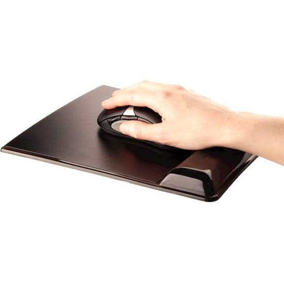 Fellowes Microban Protection Mouse Pad 250mm με Στήριγμα καρπού Μαύρο image 2