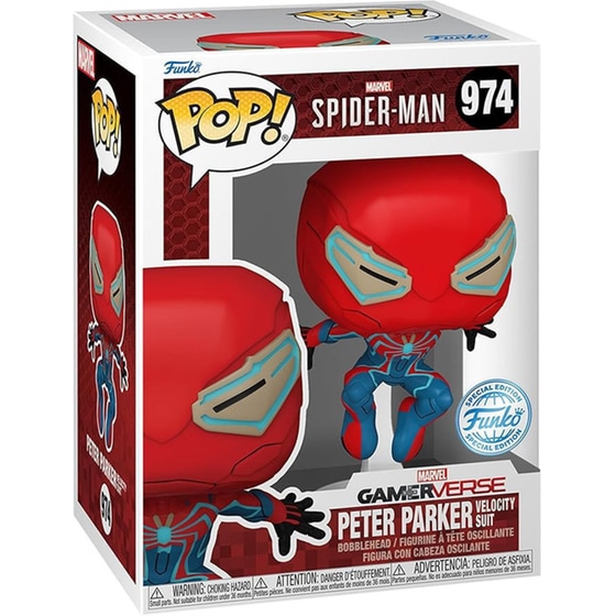 Funko Pop! - Marvel  - Peter Parker Velocity Suit #974 image 1