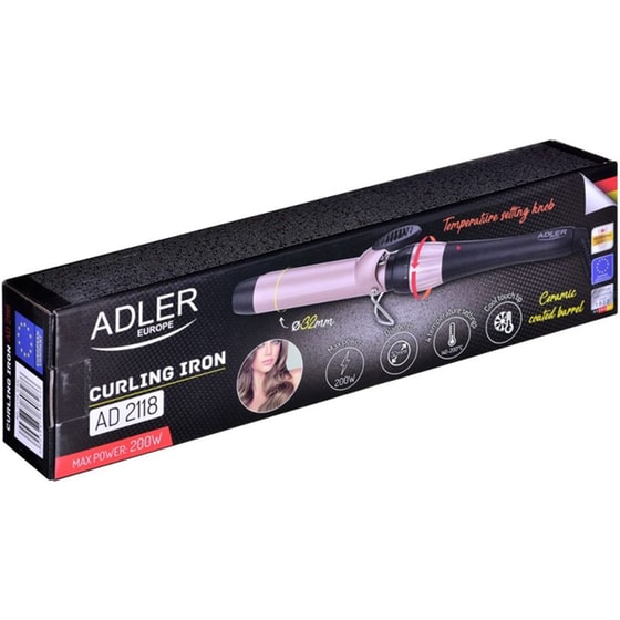 ADLER AD 2118 Ψαλίδι Μαλλιών Μαύρο-Ροζ image 3
