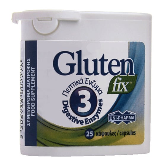 Ένζυμο Uni-pharma Glutenfix - 25 κάψουλες image 0