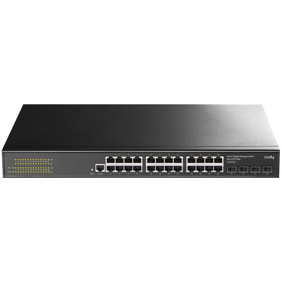 Cudy GS2024S2 v1 managed L2 Switch με 24 Θύρες Gigabit (1Gbps) image 0