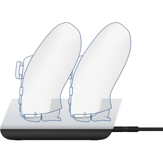 Σύστημα Φόρτισης Χειριστηρίων Trust GXT 254 Duo Charging Dock - PS5 - Λευκό image 3