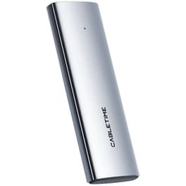 Cabletime Θήκη Για M.2 Nvme/sata Ssd Ct-ssd03-ag Tool Free, 10gbps, Γκρι
