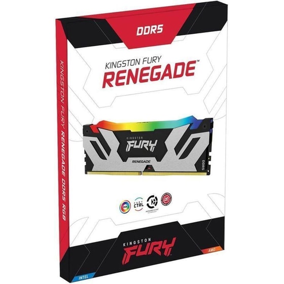 Μνήμη Ram Kingston Fury Renegade RGB DDR5 24GB 6400MHz (KF564C32RSA-24) image 1