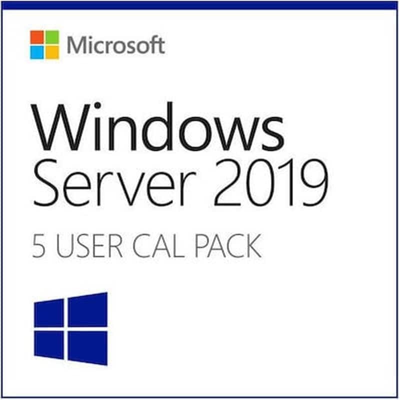 MICROSOFT Microsoft Windows Server 5 User Cals For 2019, Dsp