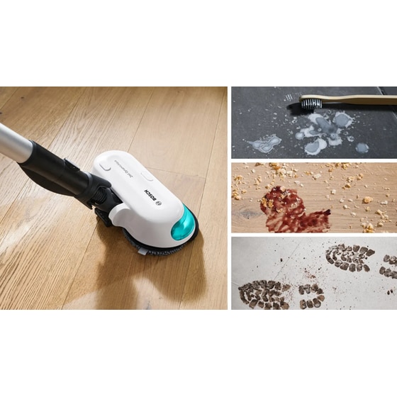 BOSCH Unlimited 7 ProHygienic Aqua BCS71HYG1 18 V 0.3 L Λευκή Σκούπα Stick image 3