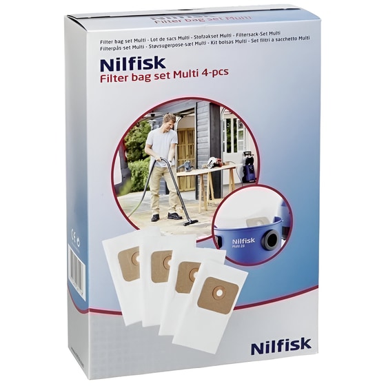 NILFISK Σακούλες για Ηλεκτρική Σκούπα 4τμχ image 0