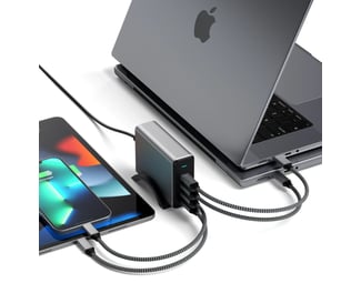 Φορτιστής Laptop Universal - Satechi ST-UC165GM-EU 165W - Black image 4