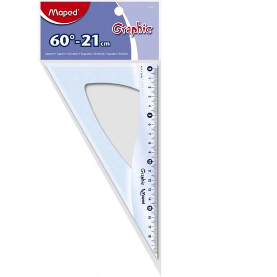 Τρίγωνο Maped Graphic 60° 21 cm image 0