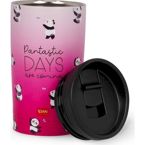 Κούπα Θερμός Legami Panda Hot & Cold 275 ml Ροζ image 2