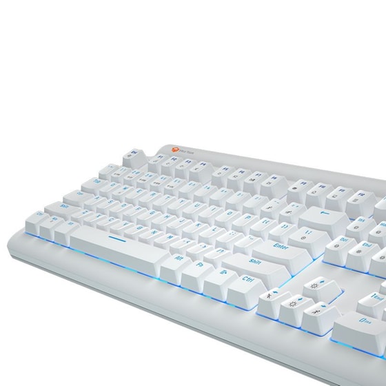 Meetion Mk600rd Gaming Μηχανικό Ενσύρματο Πληκτρολόγιο Λευκό (US) image 4