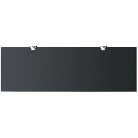 Ράφι Τοίχου VidaXL από Γυαλί 60x0.8x20 cm - Μαύρο image 2