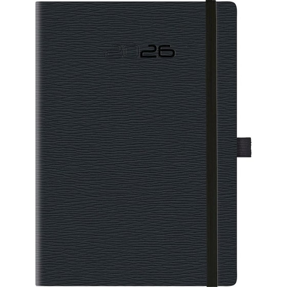 Ημερολόγιο Εβδομαδιαίο 2026 Θεοφύλακτος 12M Rivoly Plus Μαύρο image 0