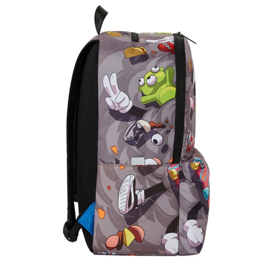 Τσάντα Πλάτης Space Junk Smoke Fight Scene Πολλών Θηκών Γκρι image 1