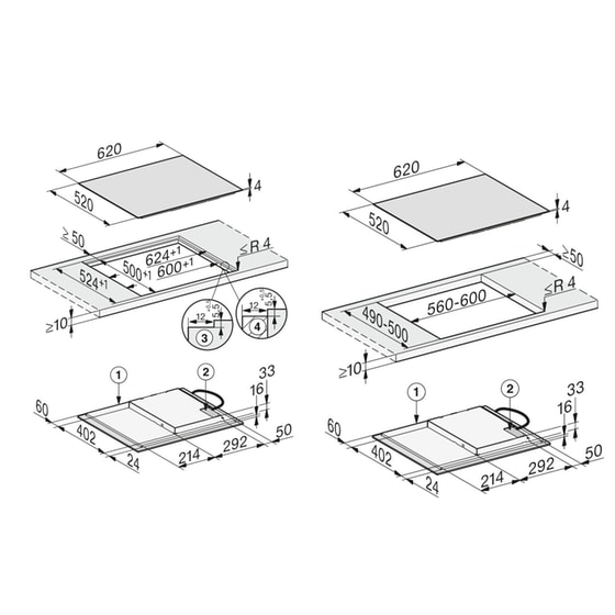 MIELE H 7260 B & KM 7361 FL 76 Lt Μαύρο Eντοιχιζόμενο Σετ Φούρνος και Εστία image 6
