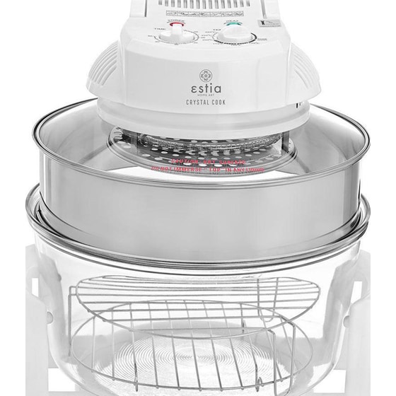 Φουρνάκι Ρομπότ  ESTIA CRYSTAL COOK 1400 W 12 L Λευκό image 3