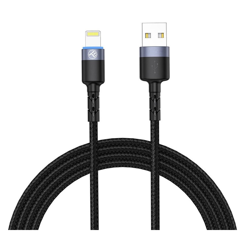 Καλώδιο δεδομένων Tellur USB To Lightning With Led Light 2m - Black