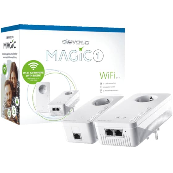 Devolo Magic 1 8366 Powerline Ενσύρματη Σύνδεση Passthrough με 2 Θύρες Ethernet image 0