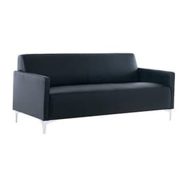 Τριθέσιος Καναπές Woodwell Style Ε948.32 164x71cm - Μαύρo
