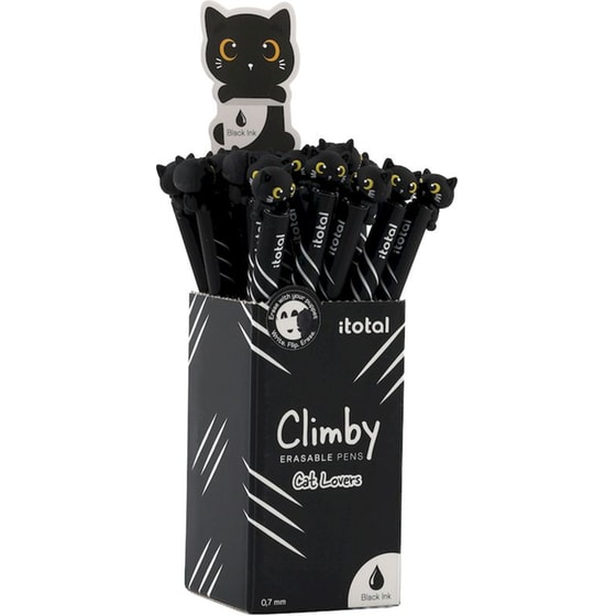 Στυλό Gel Climby Erasable Black Cat image 2