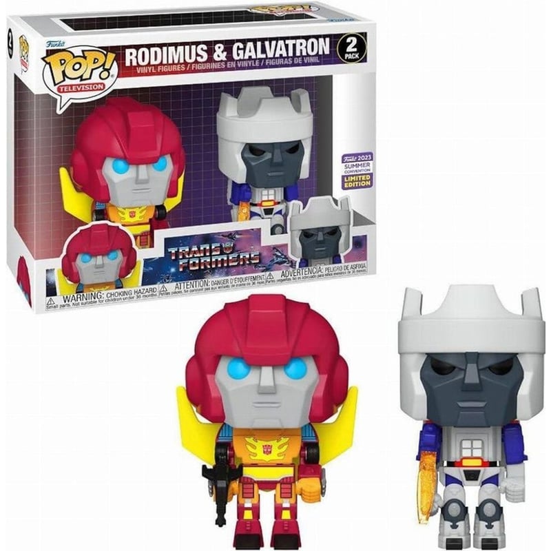 FUNKO Funko Pop! Retro Toys - Transformers - Rodimus Galvatron 2-Pack