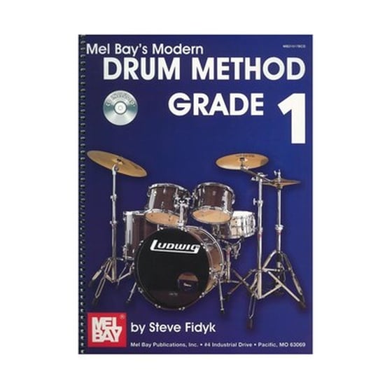 Βιβλίο Για Drums Melbay Steve Fidyk - Modern Drum Method, Grade 1 - Cd image 0