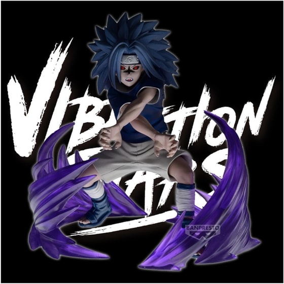 Banpresto Vibration Stars: Naruto - Sasuke Uchiha Statue (15cm) (69618) image 3