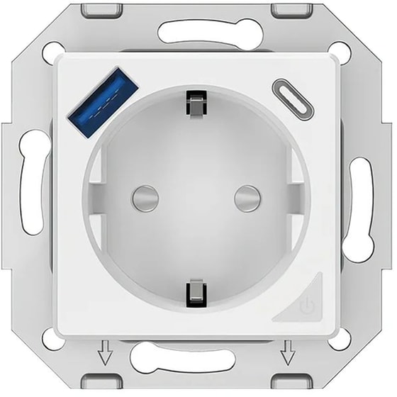 Έξυπνη Πρίζα Ρεύματος Tellur με Wi-Fi, 3600W - Λευκό image 1