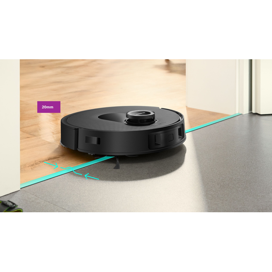 BOSCH SPOTLESS MAX BCRDW3B για Σκούπισμα και Σφουγγάρισμα Μαύρο Σκούπα Ρομπότ image 16